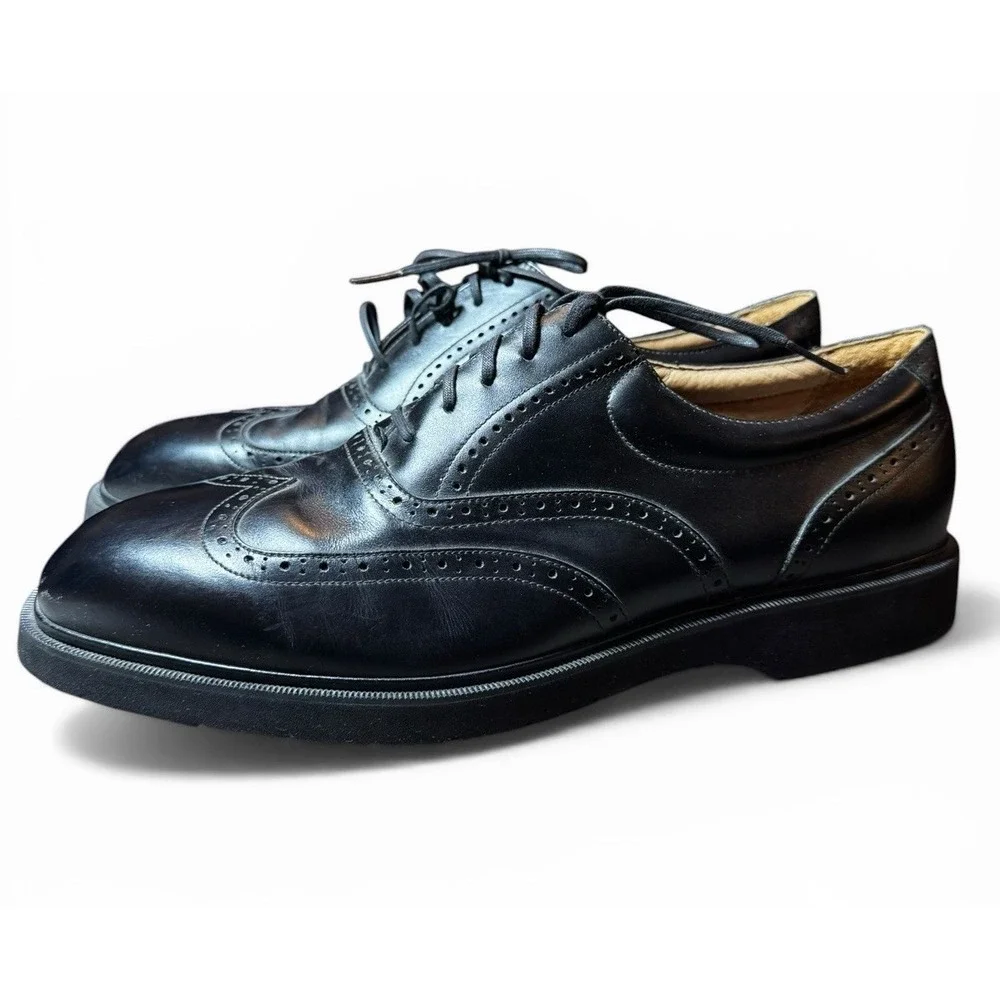 Rockport DressSports Wingtip Oxford Shoes‎ Men's 13 M Black Leather